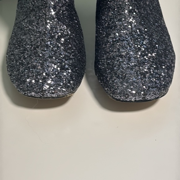 Cape Robbin Glittery Black And Silver Ankle Boots - Picture 3 of 9